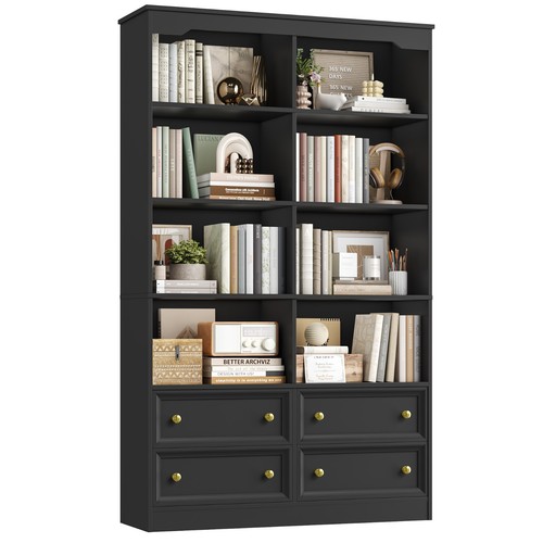 Bücherregal mit schubladen - bücherregal,