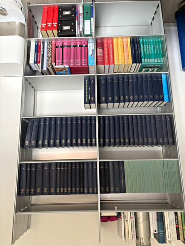 Metall bücherregal grau - metall,