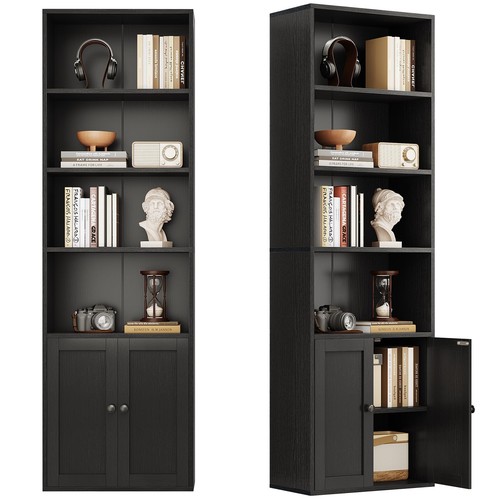 Bücherregal mit türen - bücherregal,