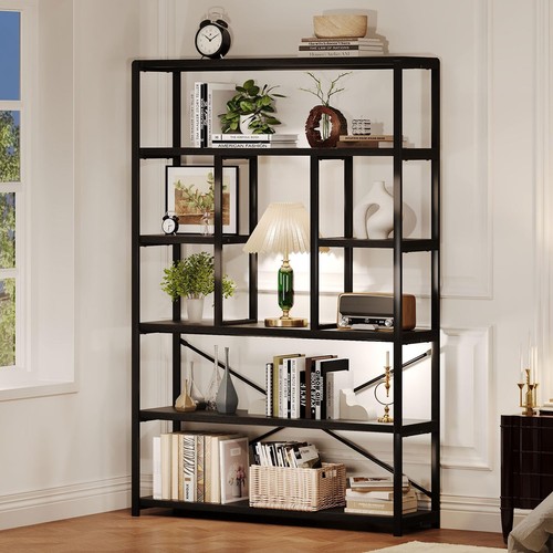Bücherregal 180 schwarz 6 - 180,
